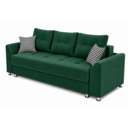 Canapea extensibilă verde smarald  A-15